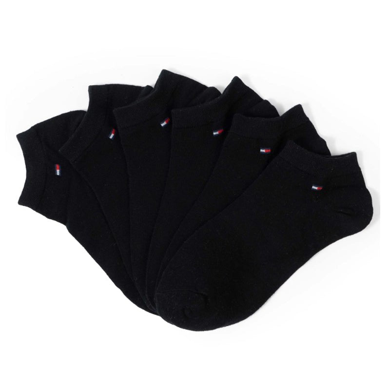 TOMMY HILFIGER COTTON ANKLE 3-PACK SOCKS SU10