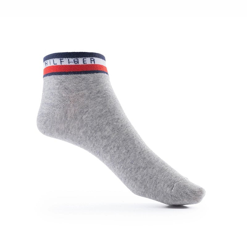 TOMMY HILFIGER COTTON ANKLE 3-PACK SOCKS SU30