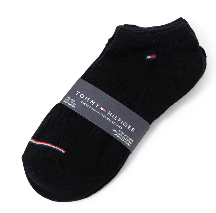 TOMMY HILFIGER COTTON ANKLE 3-PACK SOCKS SU05