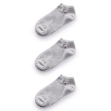 TOMMY HILFIGER COTTON ANKLE 3-PACK SOCKS SU11