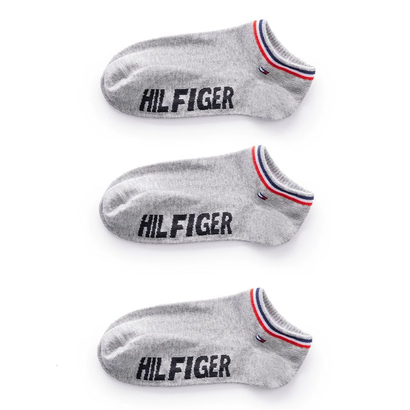 CALVIN KLEIN COTTON ANKLE 3-PACK SOCKS SU16