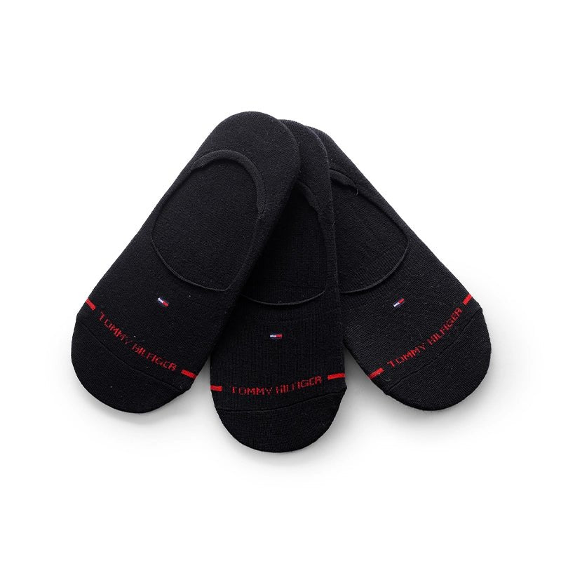 TOMMY HILFIGER COTTON ANKLE 3-PACK SOCKS SU32